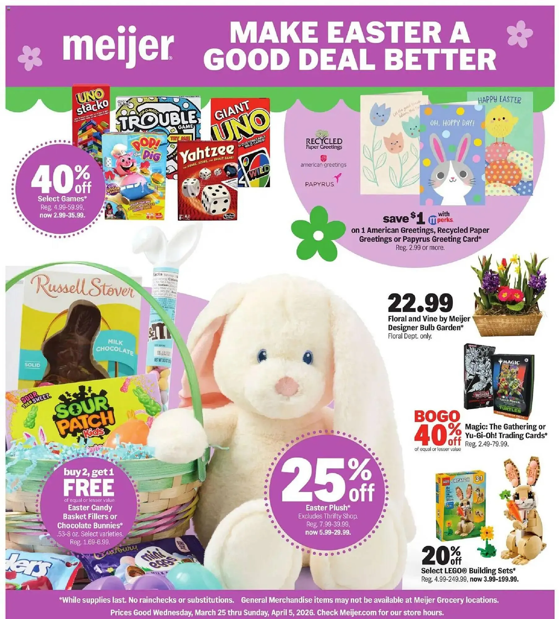 Weekly ad Meijer weekly ad from March 25 to April 5 2026 - Page 1