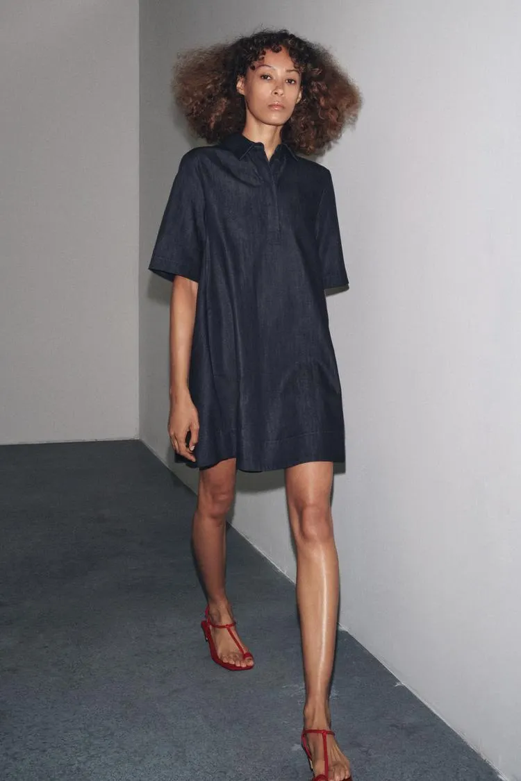 VESTIDO CURTO DENIM ZW COLLECTION