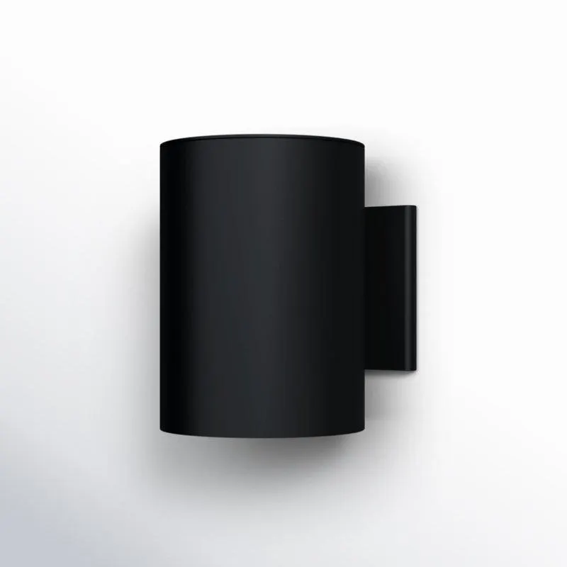 7.25" H x 5" W x 6.25" D Barbara Single Light Cylinder Outdoor Aluminum Wall Light