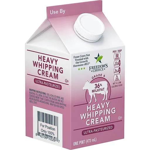 Freedom's Choice Heavy Whipping Cream 1 pint