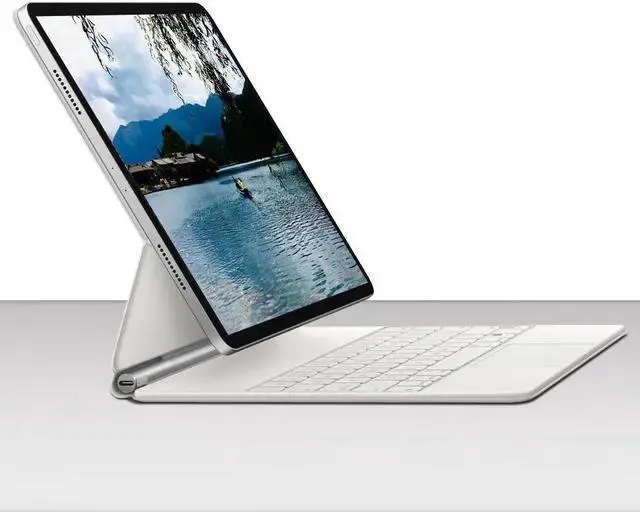 Apple Magic Keyboard for 12.9-inch iPad Pro 3rd Gen, 4th Gen, & 5th Gen 6th generation - US English - MJQL3LL/A Latest Version White