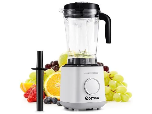 Costway 1500W Countertop Smoothies Blender 10 Speed w/ 6 Pre-Setting Programs