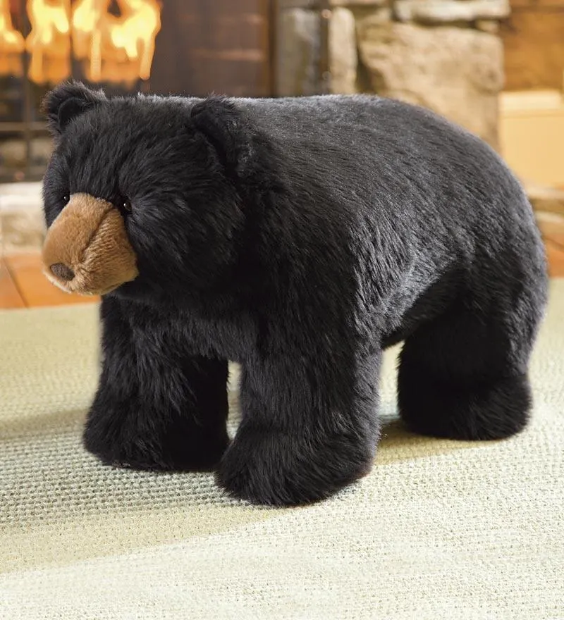 Black Bear Footstool