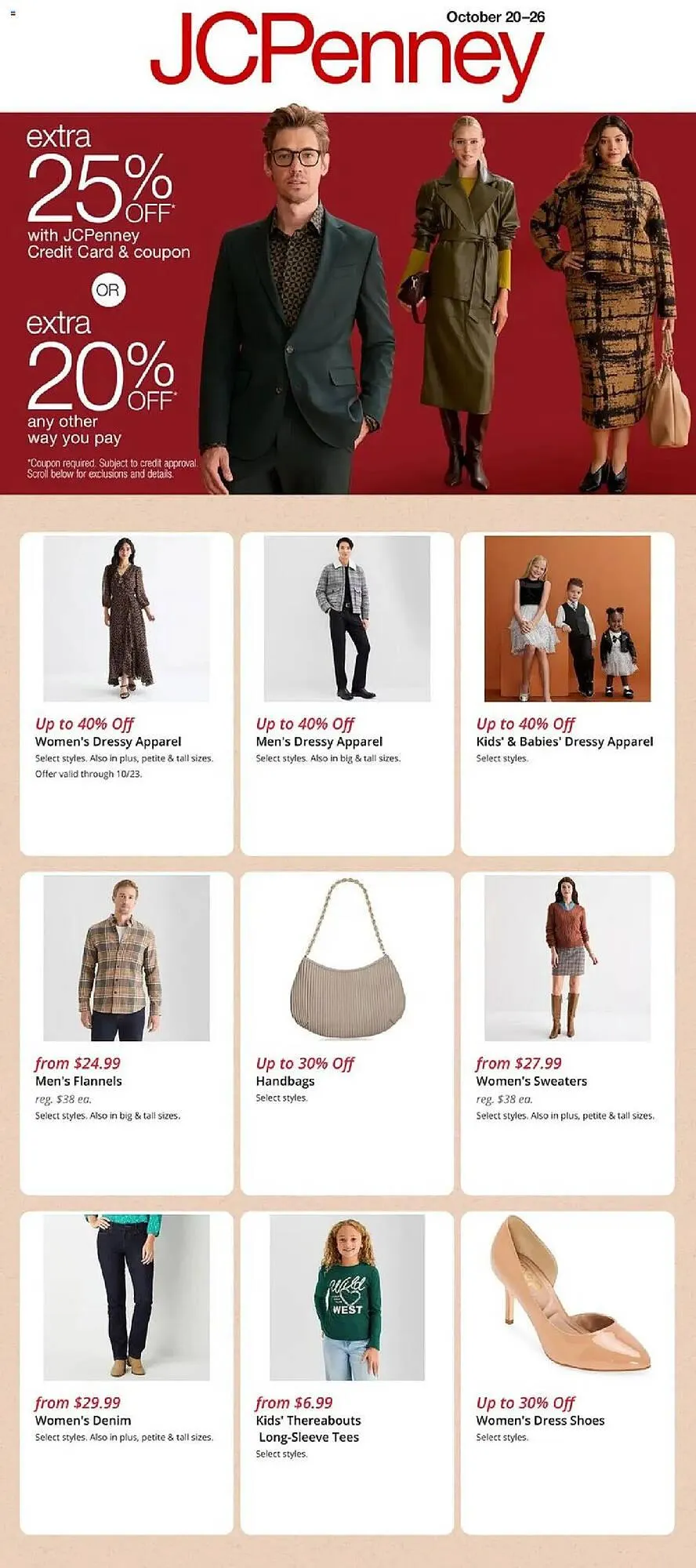 Weekly ad JC Penney weekly ad from October 20 to October 26 2025 - Page 1