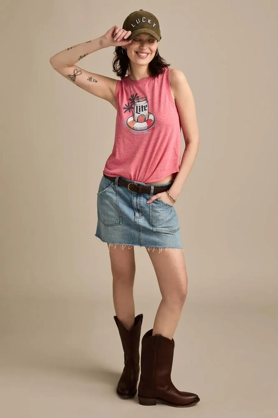 miller lite floaty tank