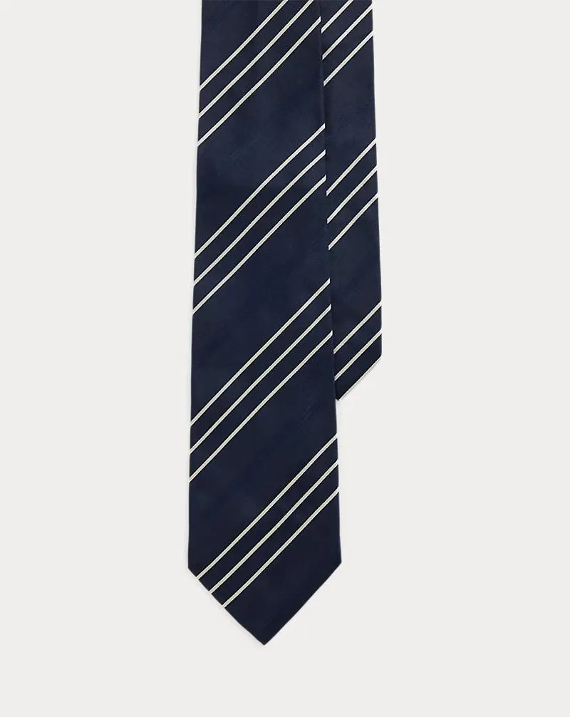 Striped Silk Faille Tie