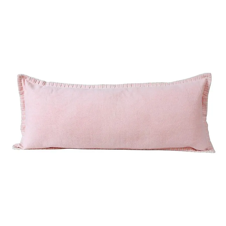 LR Home Vital 14-in x 32-in Light Pink Indoor Decorative Pillow