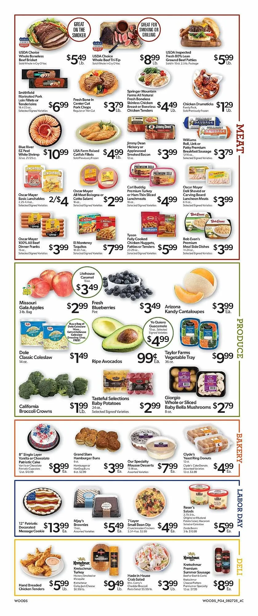 Weekly ad Woods Supermarket Weekly Ad from August 27 to September 2 2025 - Page 4