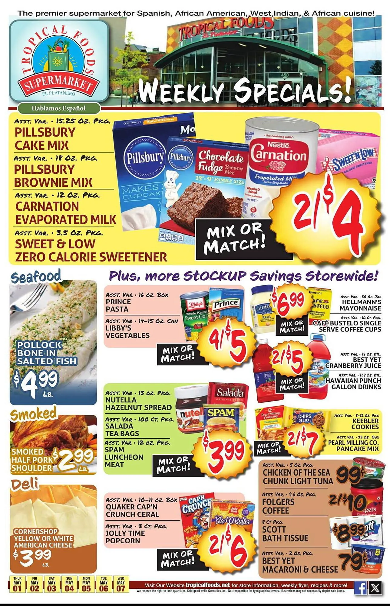 Tropical Foods Supermarket Weekly Ad - 1