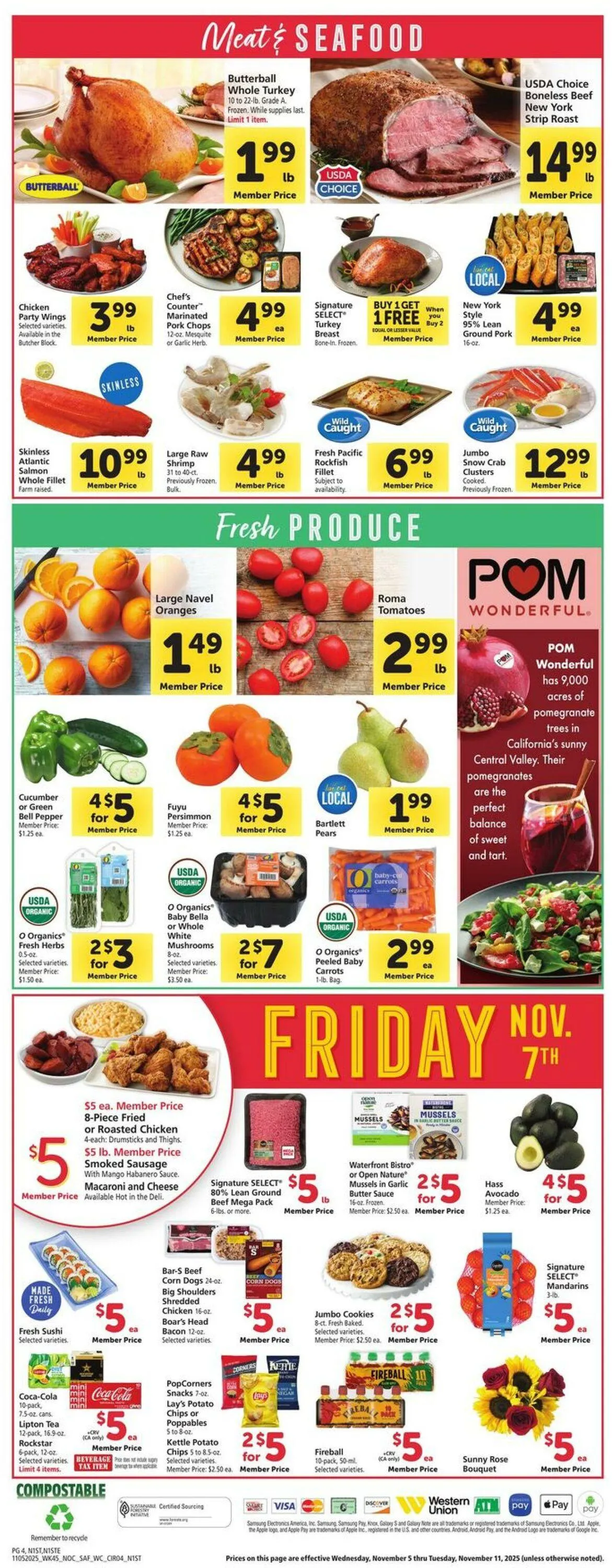 Catálogo de Safeway Current weekly ad 5 de noviembre al 11 de noviembre 2025 - Página 4