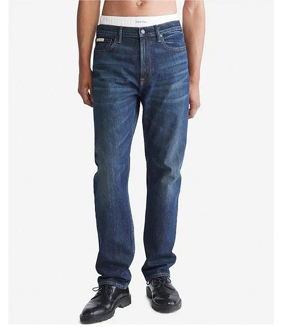 Standard Straight Fit Stretch Denim Jeans