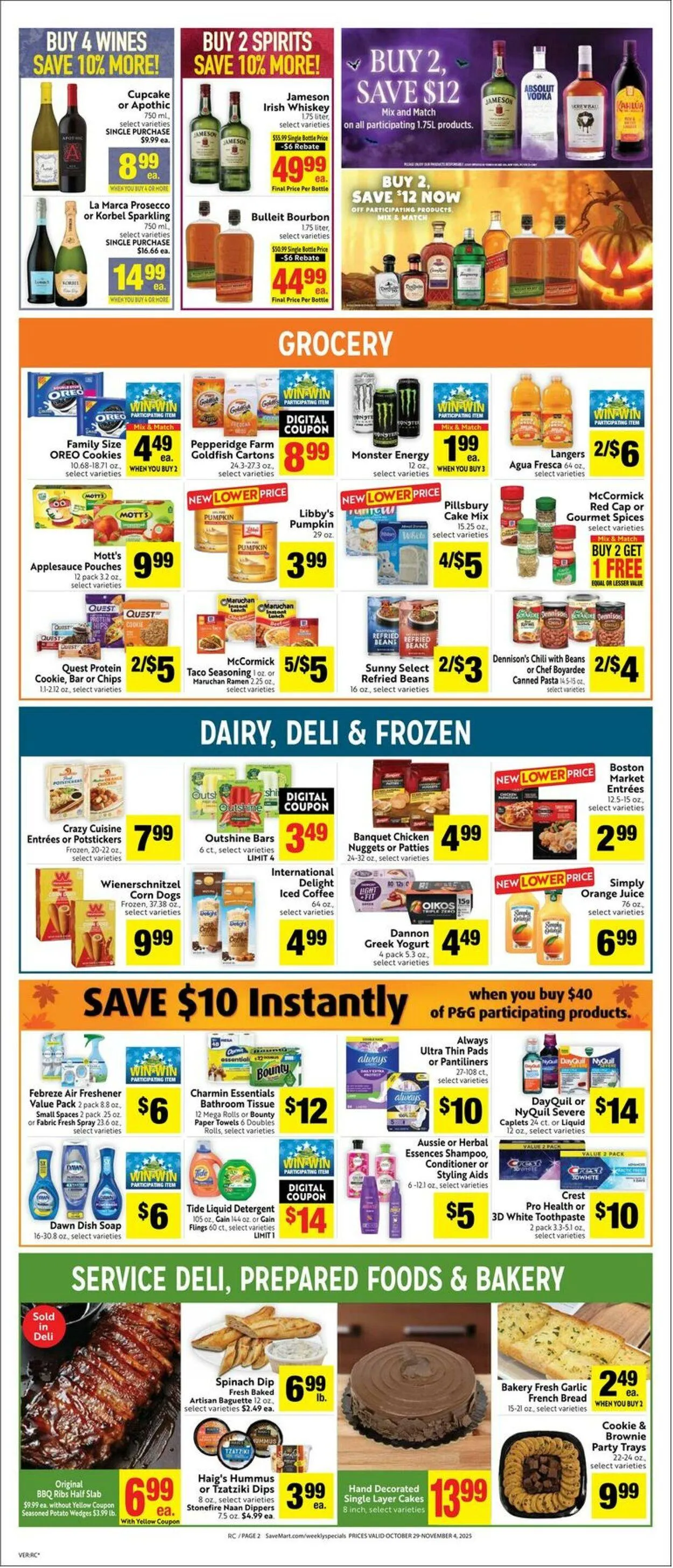 Weekly ad Save Mart Current weekly ad from October 29 to November 4 2025 - Page 2