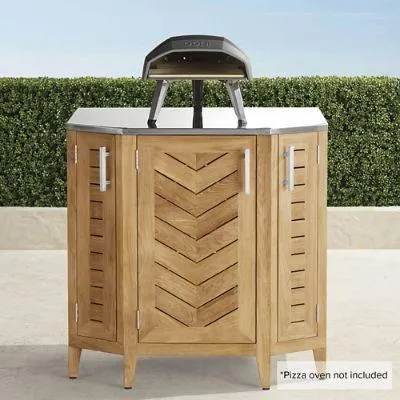 Westport Outdoor Kitchen in Natural Teak