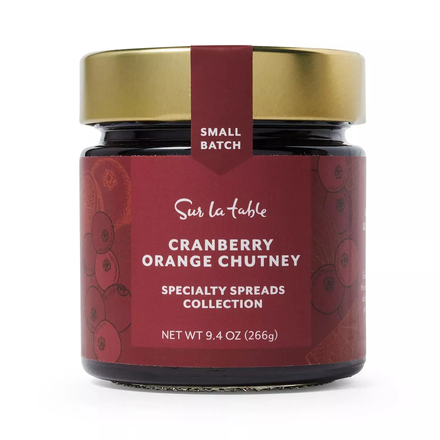 Sur La Table Cranberry Orange Chutney, 9.4 oz.