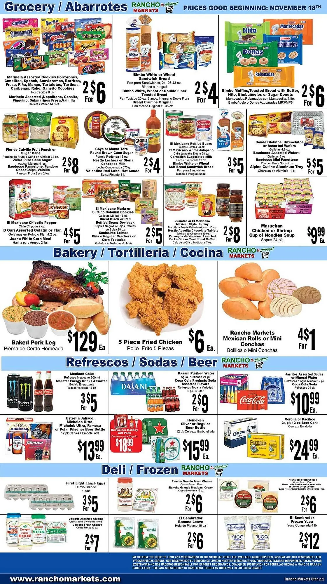 Weekly ad Rancho Markets weekly ad from November 18 to November 24 2025 - Page 2