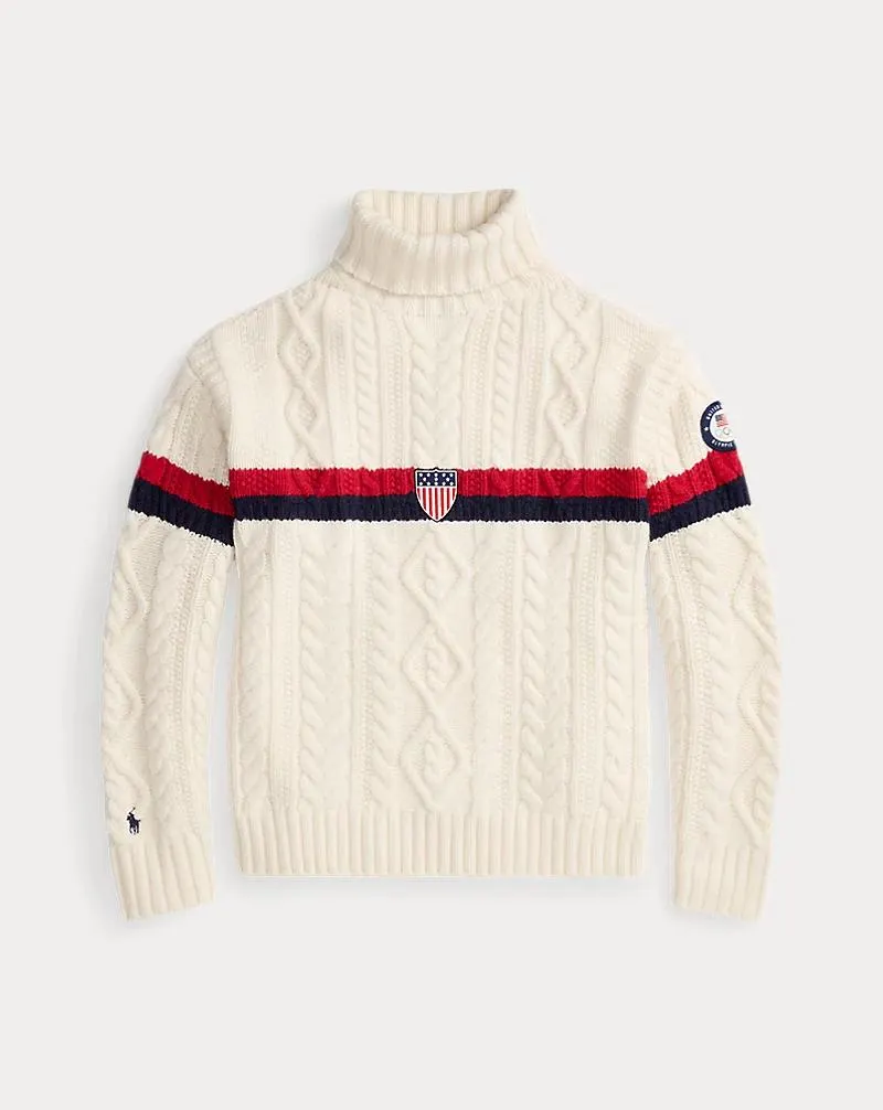 Team USA Wool Turtleneck Sweater