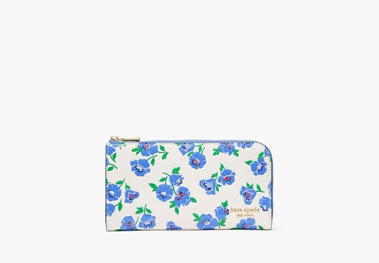 Devin Springtime Blooms Zip Around Continental Wallet