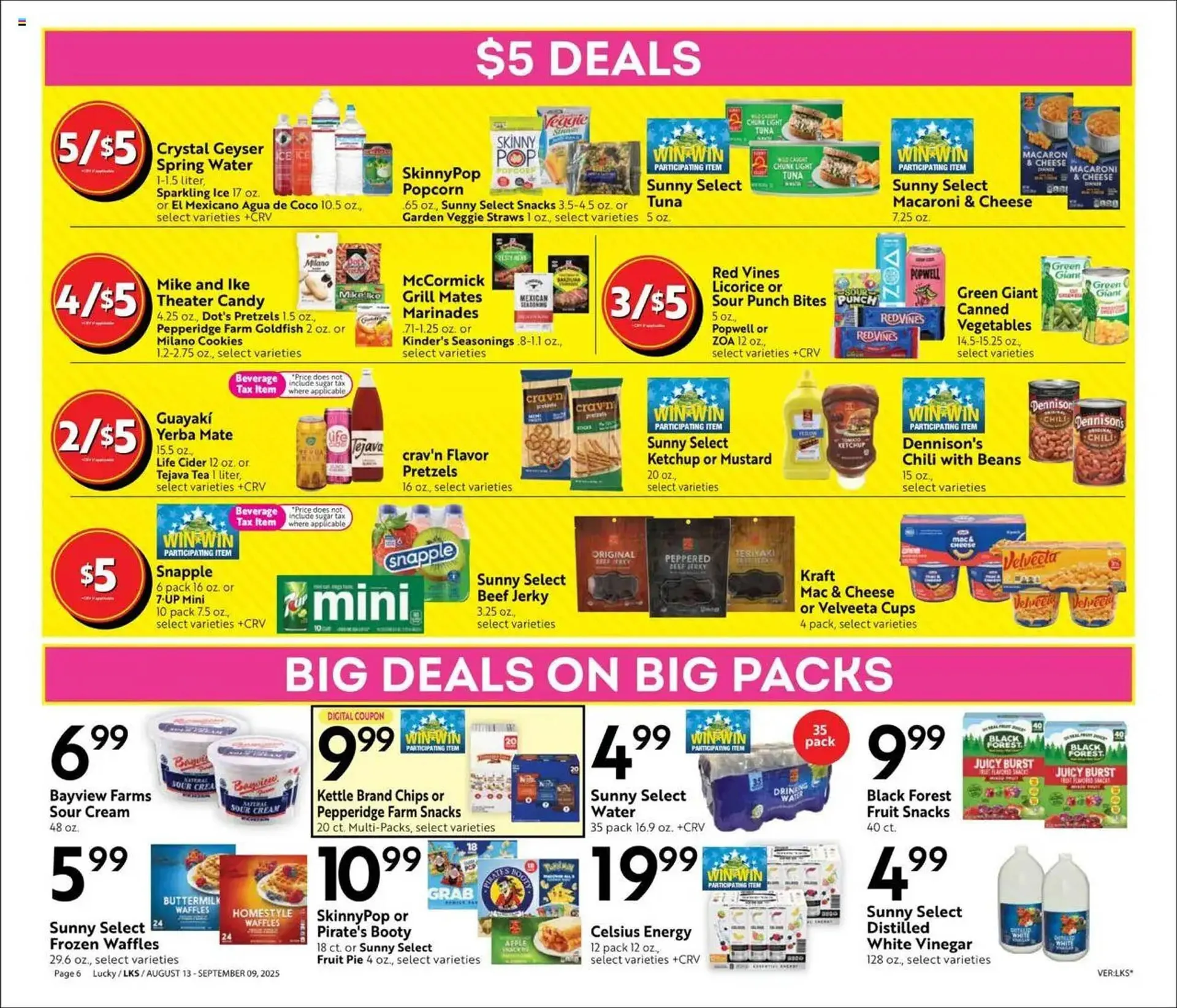 Weekly ad Lucky Supermarkets Weekly Ad from August 13 to November 4 2025 - Page 6