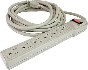 Stanley 30021 PowerMax 6 XL, 6-Outlet Power Strip w/Long Cord, Beige