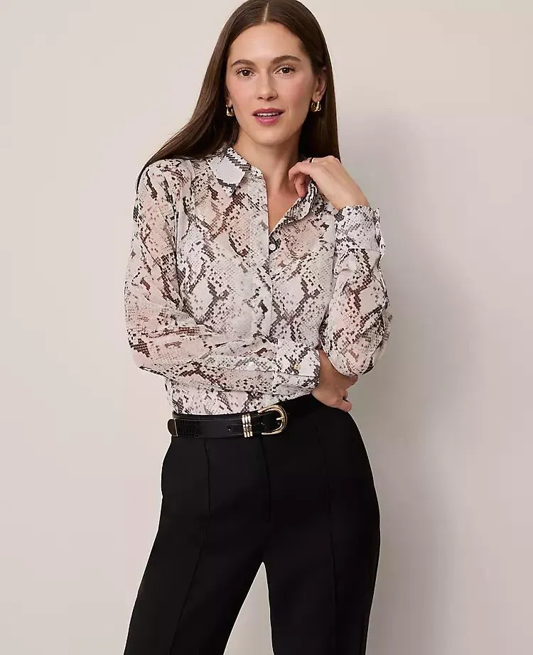 Snake Print Essential Shirt