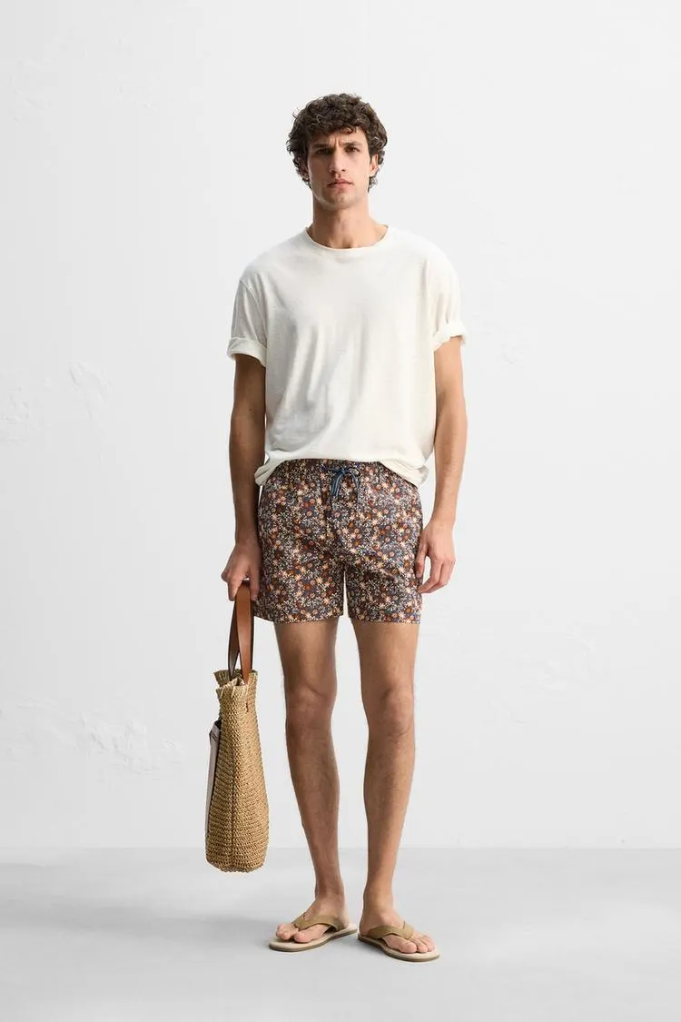 REGULAR FLORAL PRINT SWIMSUIT