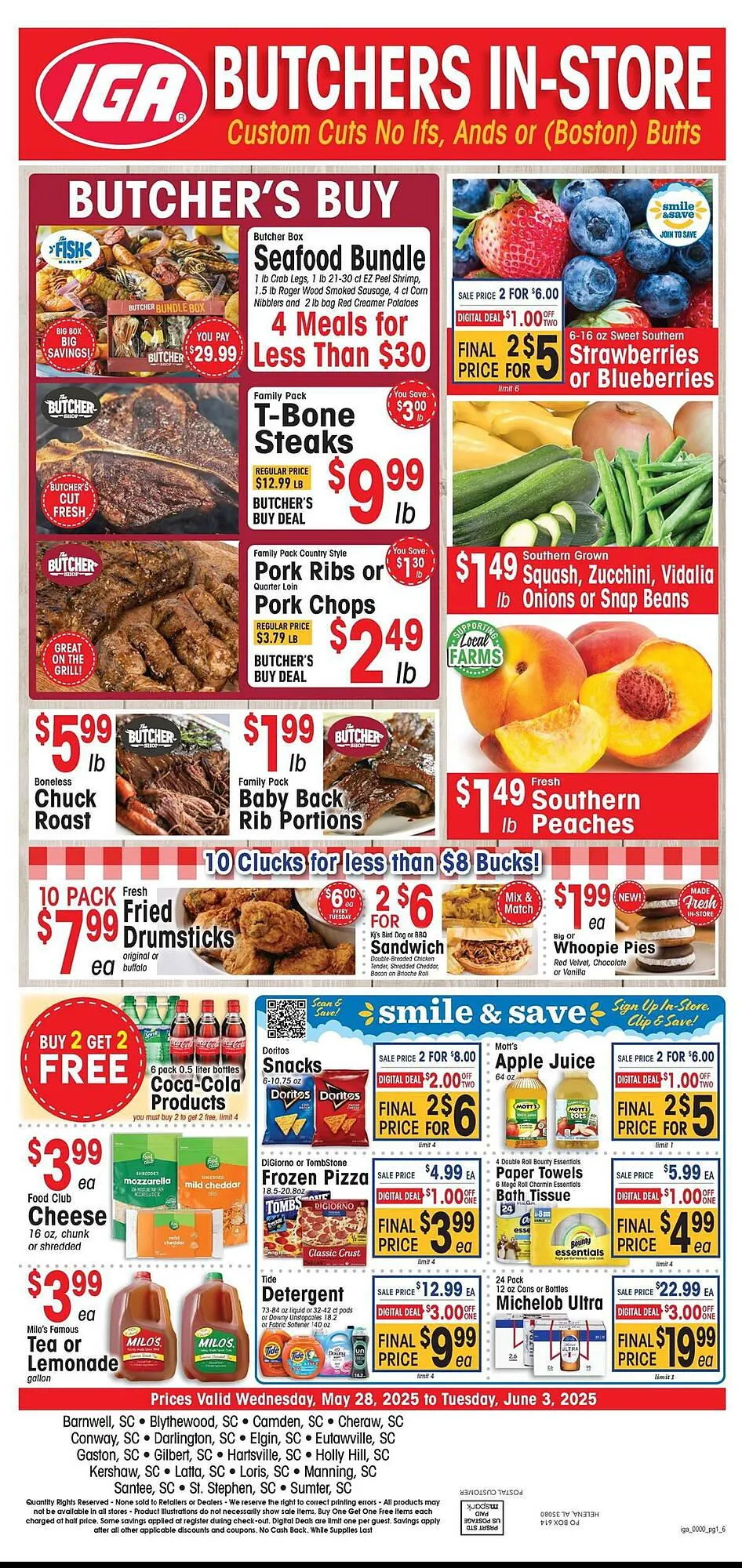 Weekly ad IGA Weekly Ad from May 28 to June 3 2025 - Page 1