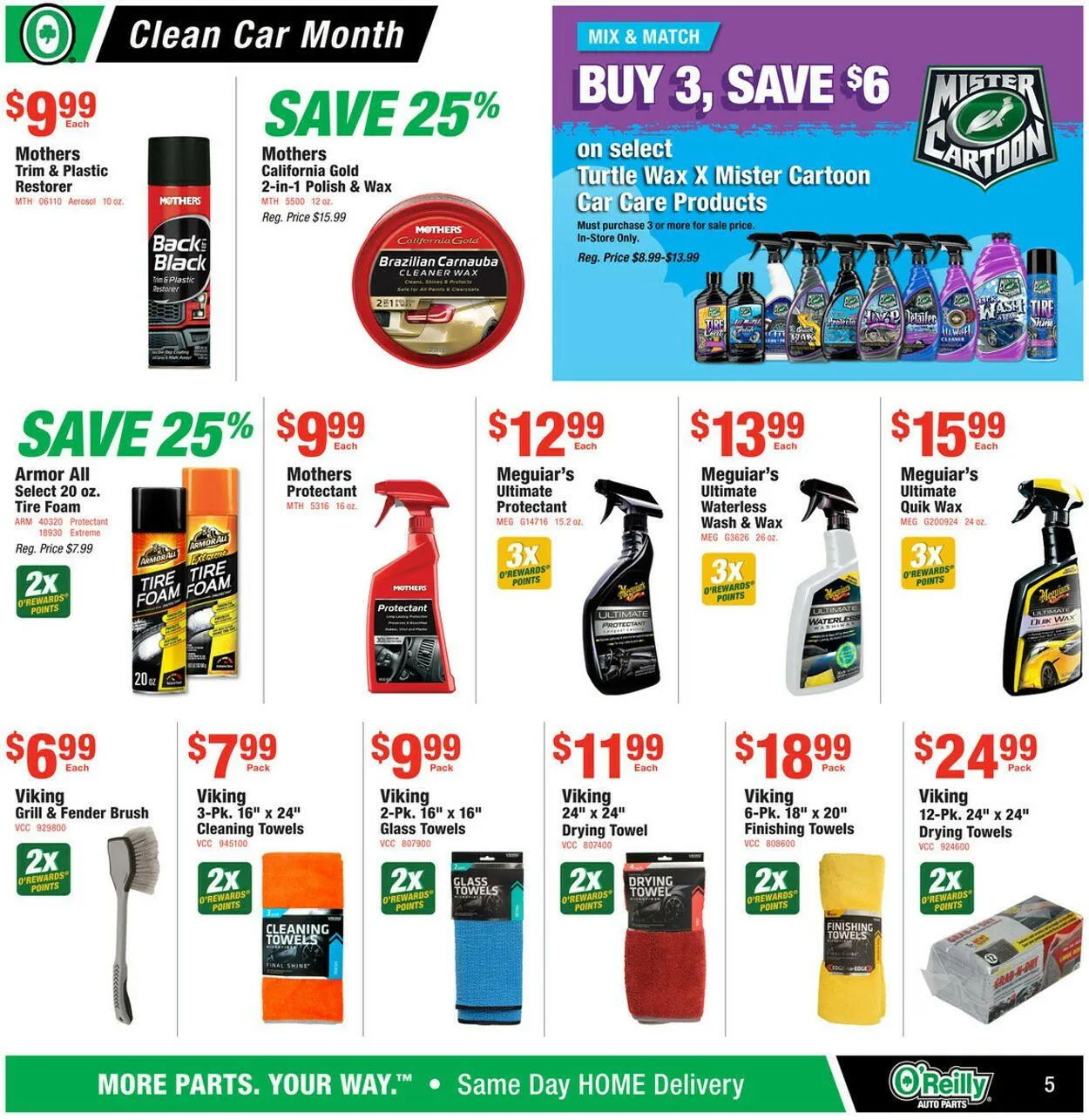 Weekly ad O’Reilly Auto Parts from April 30 to May 27 2025 - Page 5