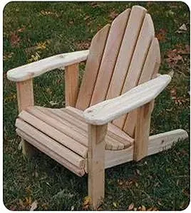 Woodcraft Project Paper Plan To Build Child-Size Adirondack Chair - Material Not Included