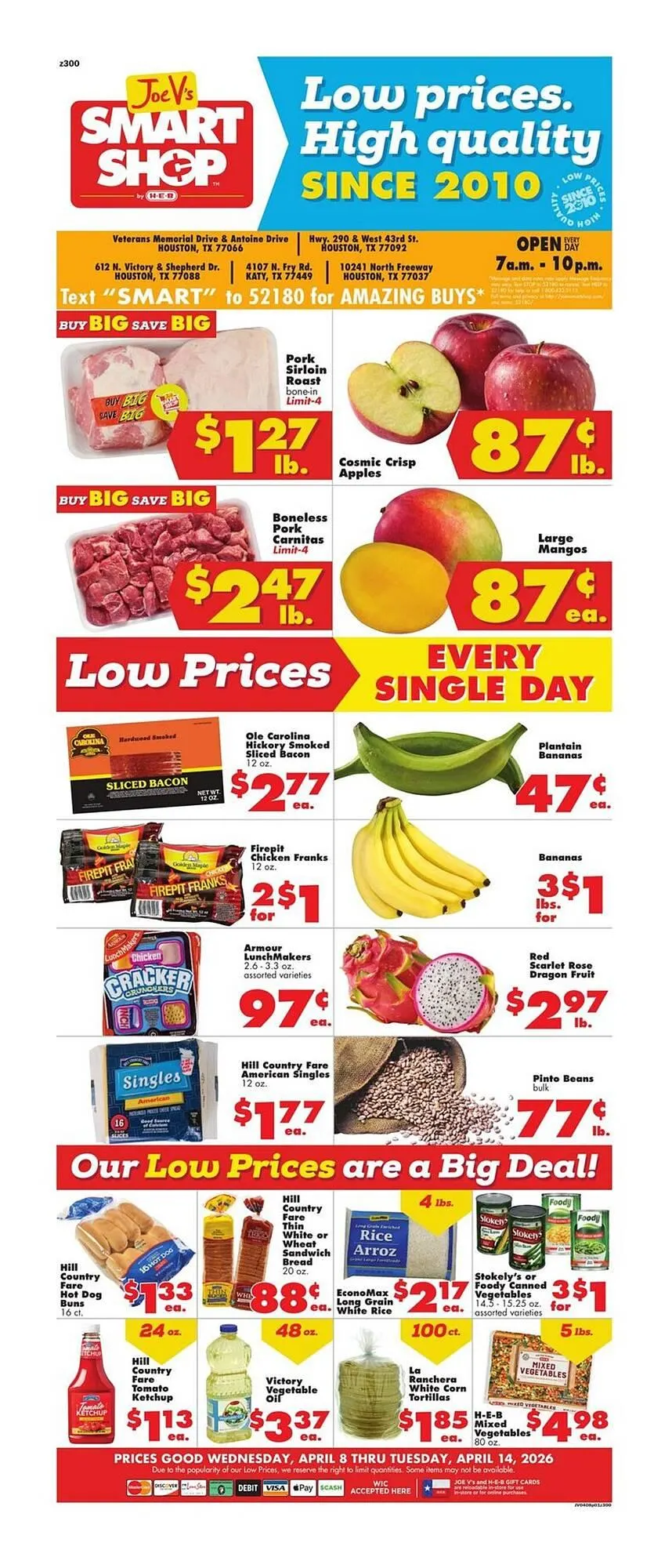 Weekly ad Joe V's Smart Shop weekly ad from April 8 to April 14 2026 - Page 1