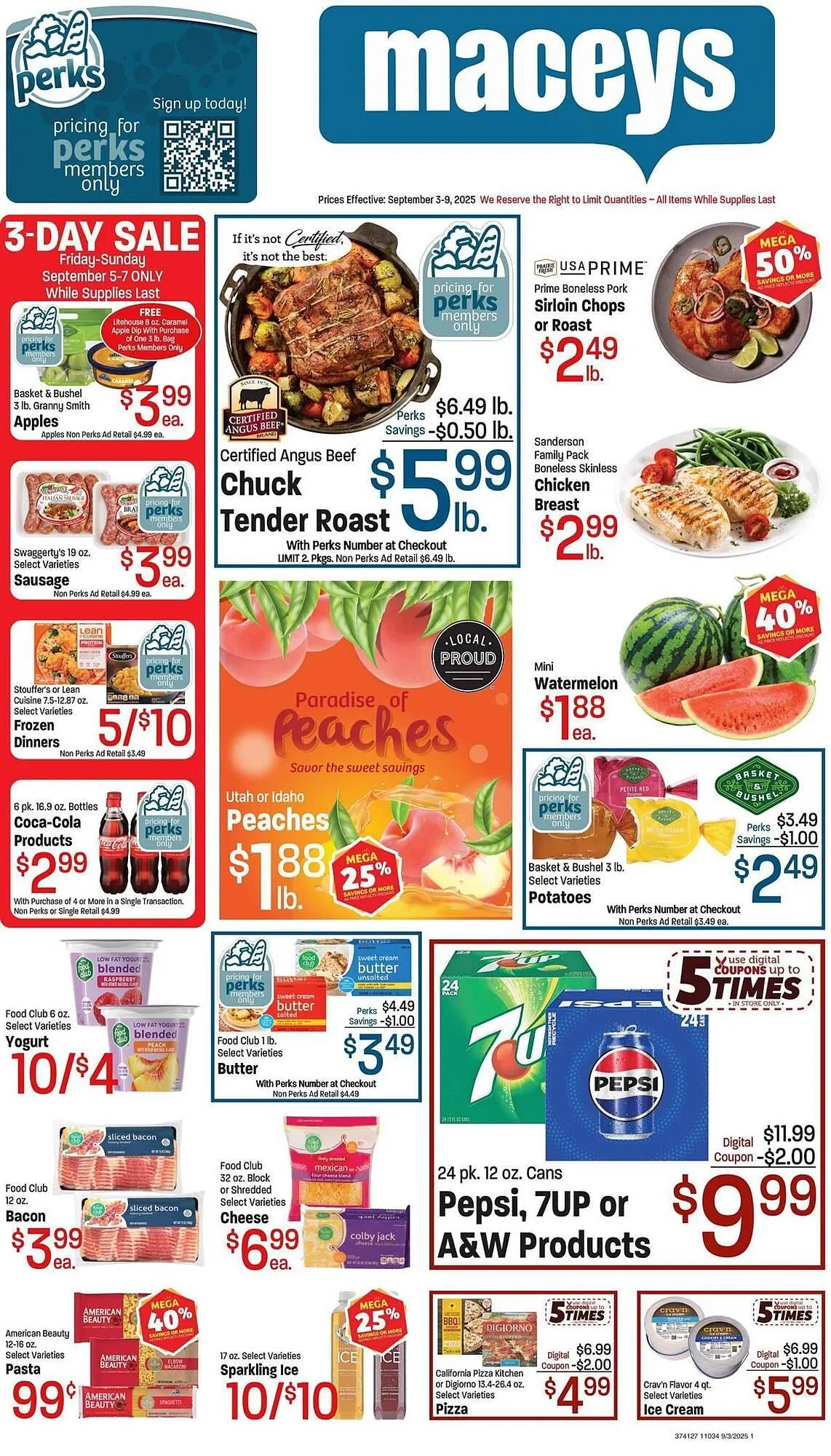 Weekly ad Maceys weekly ad from September 3 to September 10 2025 - Page 1