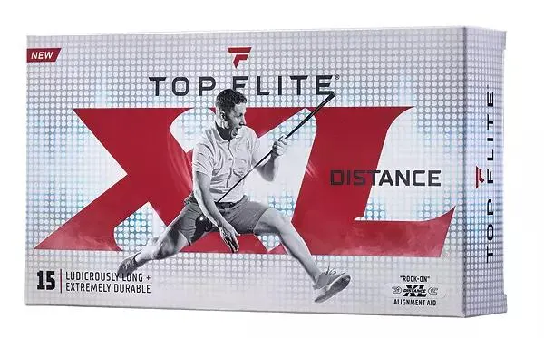 Top Flite XL Distance Golf Balls - 15 Pack