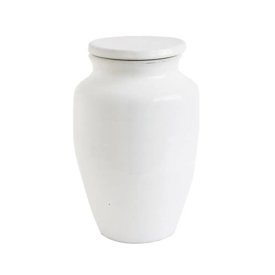 STORIED home White Stone Casual Vase