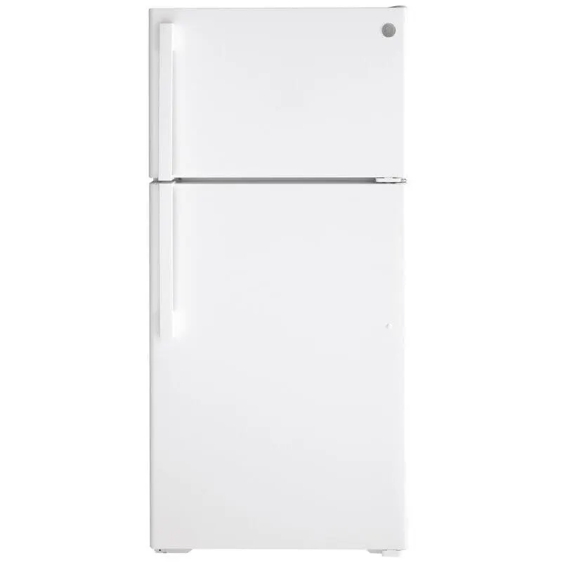 GE 28 in. 15.6 cu. ft. Top Freezer Refrigerator - White