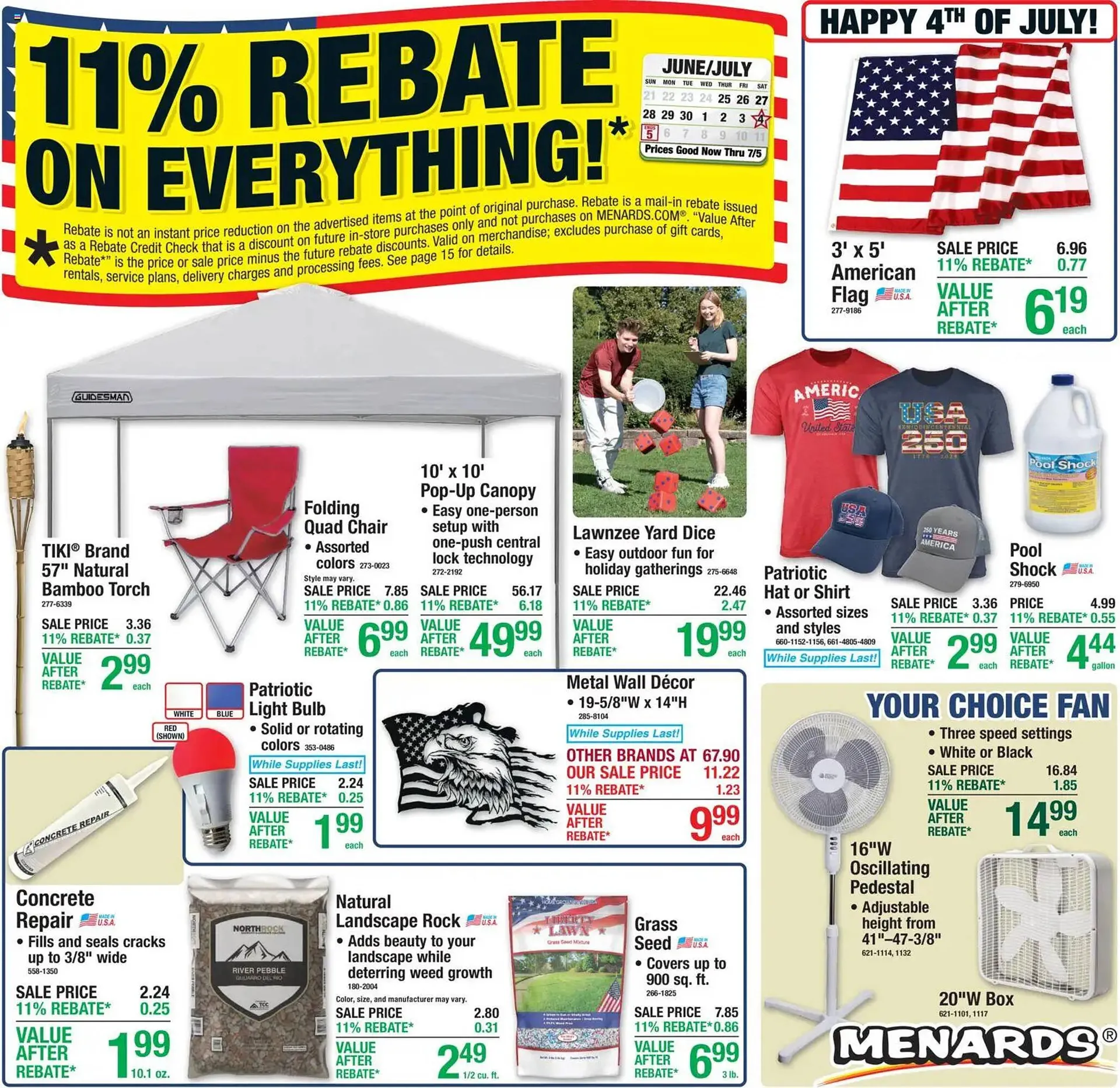 Menards weekly ad - 1