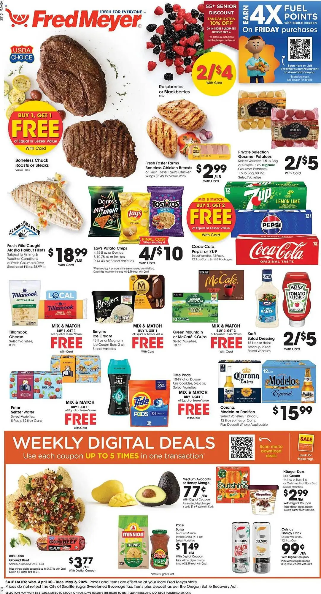 Weekly ad Fred Meyer Weekly Ad from April 30 to May 6 2025 - Page 1
