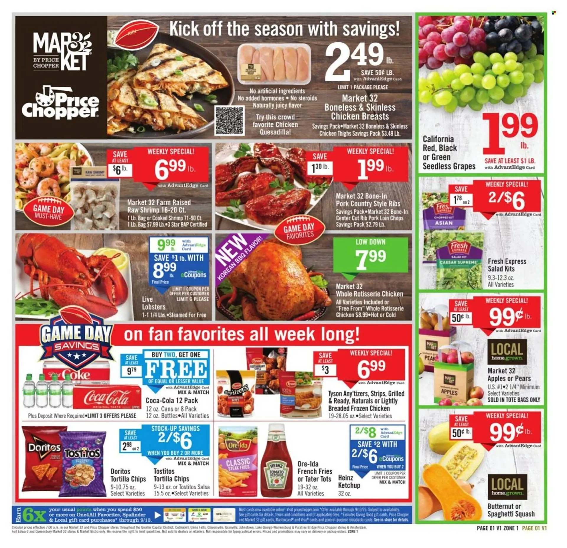 Weekly ad Price Chopper weekly ad from September 7 to September 13 2025 - Page 1