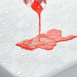 Premium Cooling 100% Waterproof King Mattress Protector, Noiseless, Anti - Slip, Breathable Bed Cover, Rayon from Bambo, Quilted, Mattress Pad Sheet, Deep Pocket 8"-21"