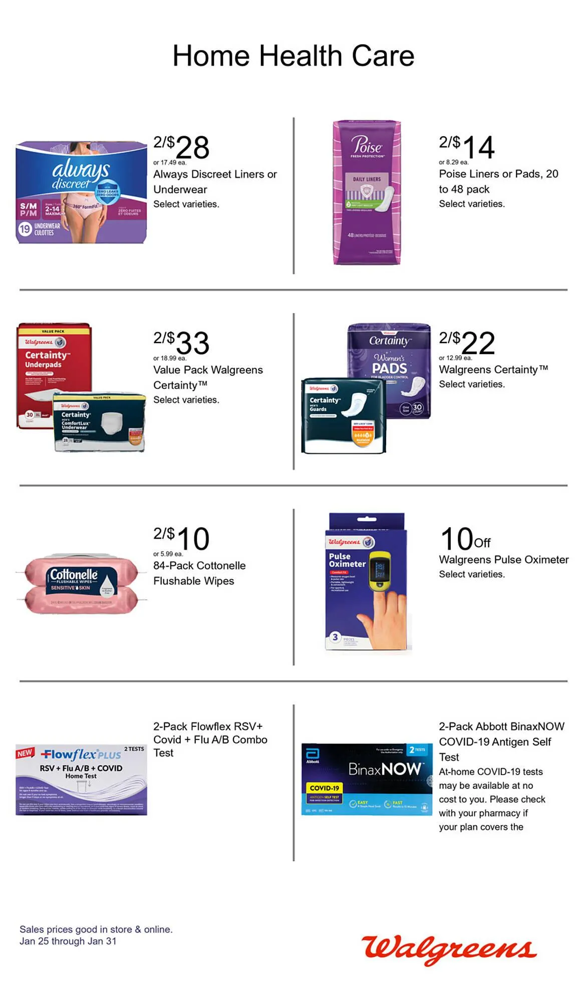Weekly ad Walgreens weekly ad from January 25 to January 31 2026 - Page 19
