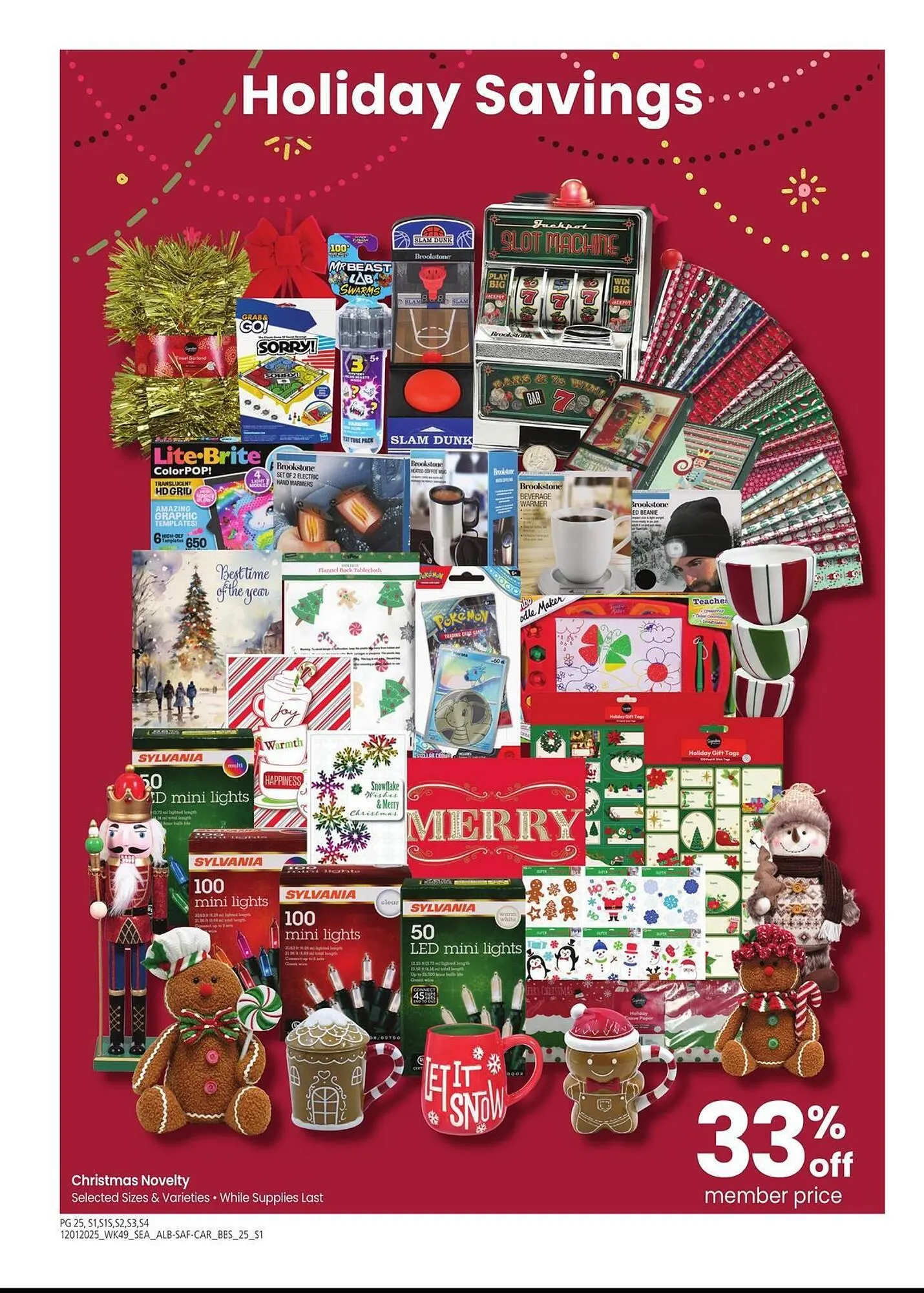 Weekly promotion Albertsons weekly ad spanning from December 1 to December 28 2025 - Page 25 for Catalogue 365