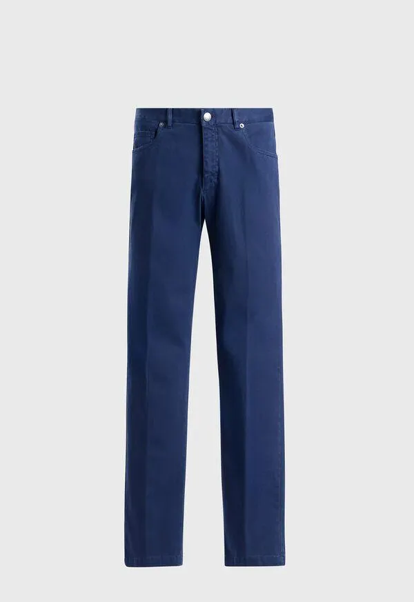 Cotton Twill Five Pocket Trouser