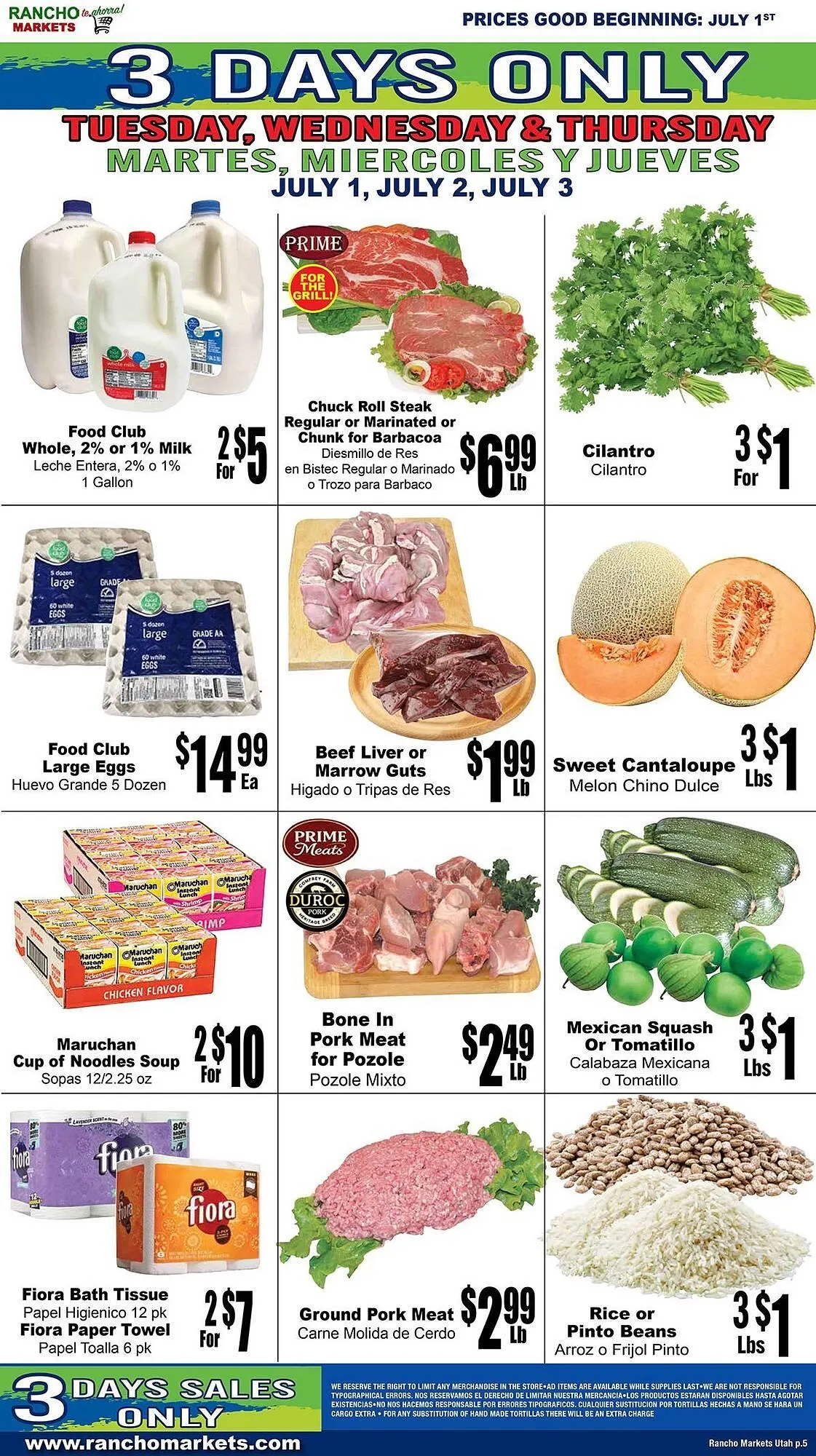 Weekly ad Rancho Markets Weekly Ad from July 1 to July 7 2025 - Page 5