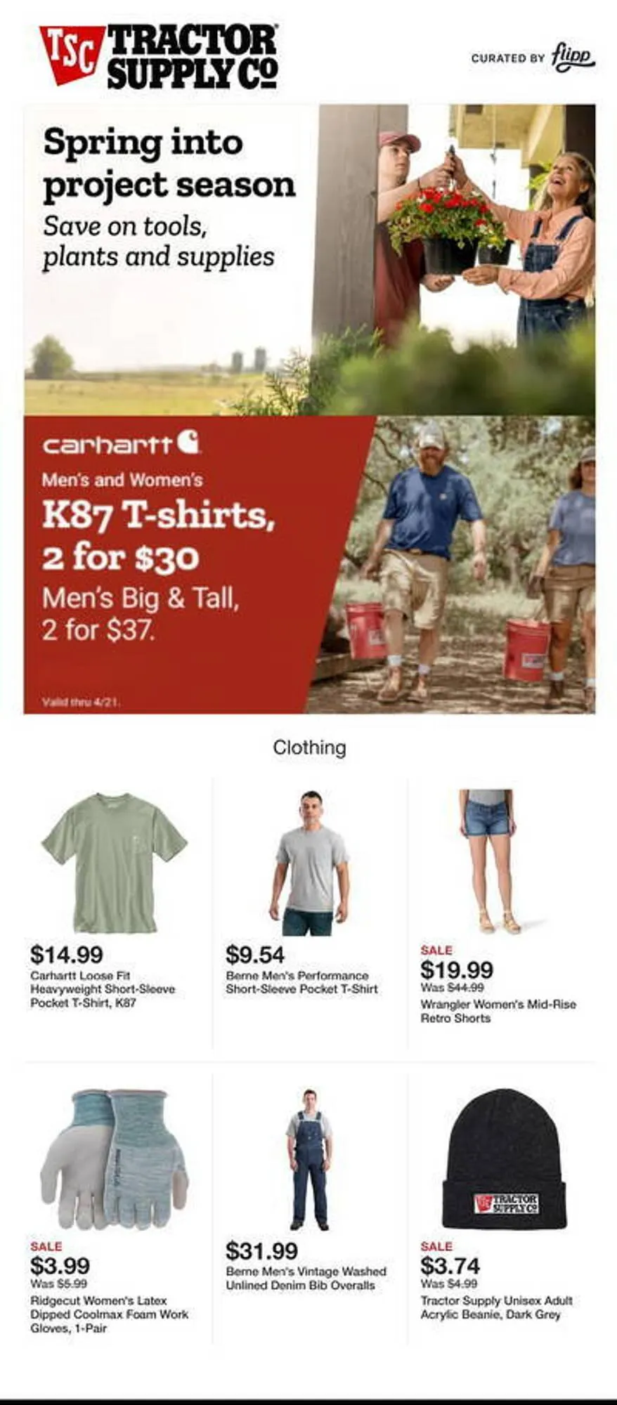 Catálogo de Tractor Supply Company Weekly Ad 8 de abril al 14 de abril 2025 - Página 1