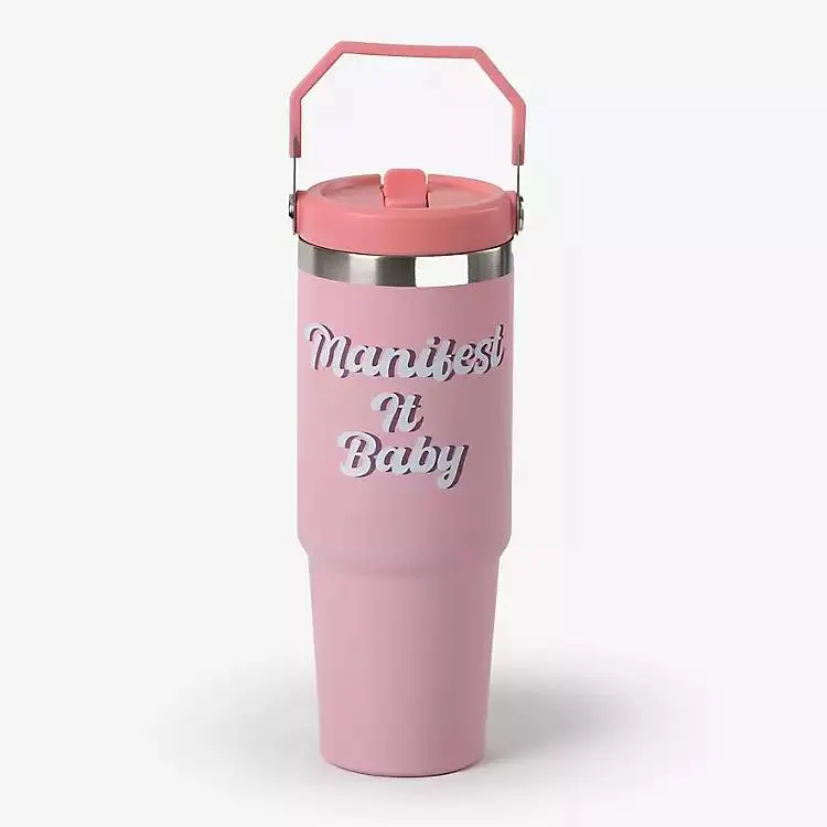Manifest it Baby Top Handle 30 oz Tumbler