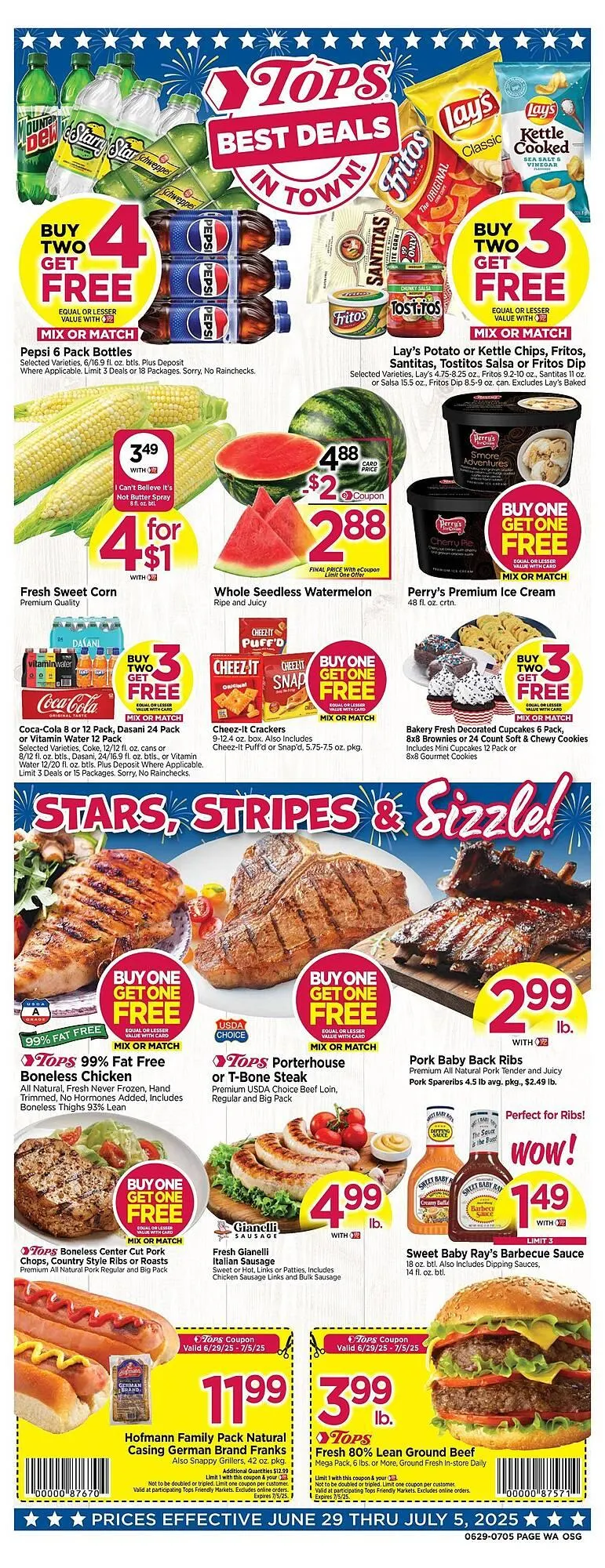 Weekly ad Tops Weekly Ad from June 29 to July 5 2025 - Page 1
