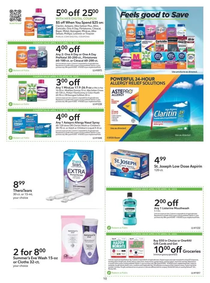 Weekly ad Publix Extra Savings from April 5 to April 18 2025 - Page 10