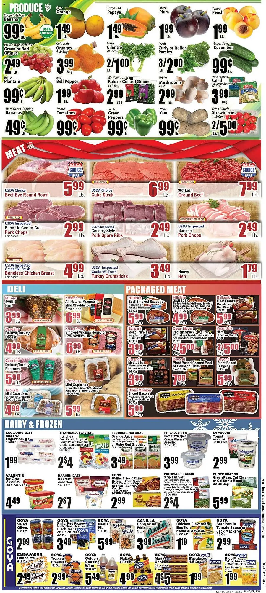 Weekly ad Food Universe circular from February 13 to February 20 2026 - Page 4