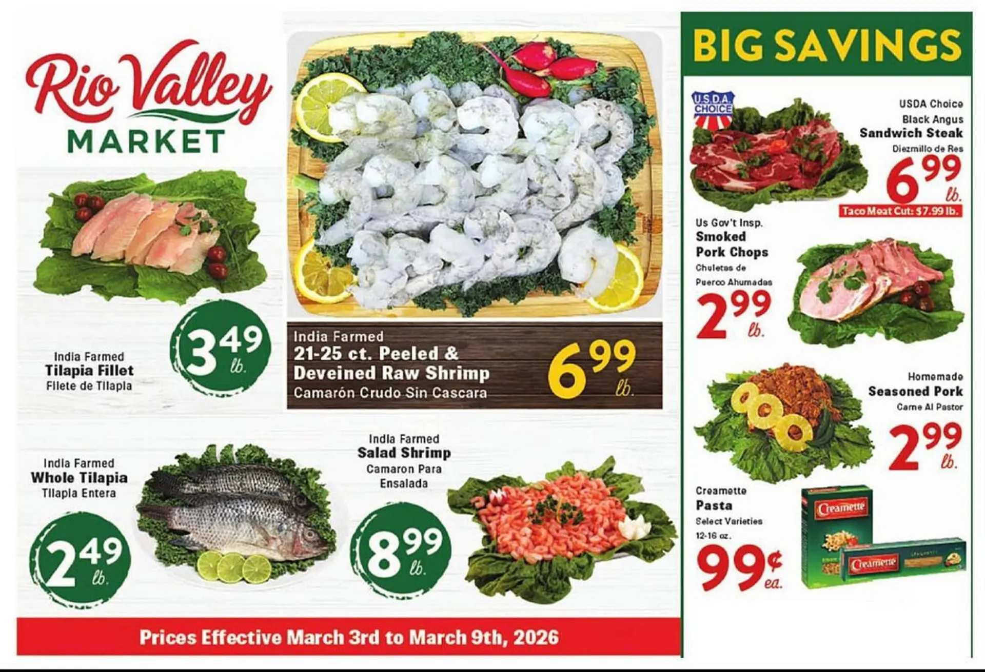 Weekly ad Rio Valley Market weekly ad from March 3 to March 9 2026 - Page 1
