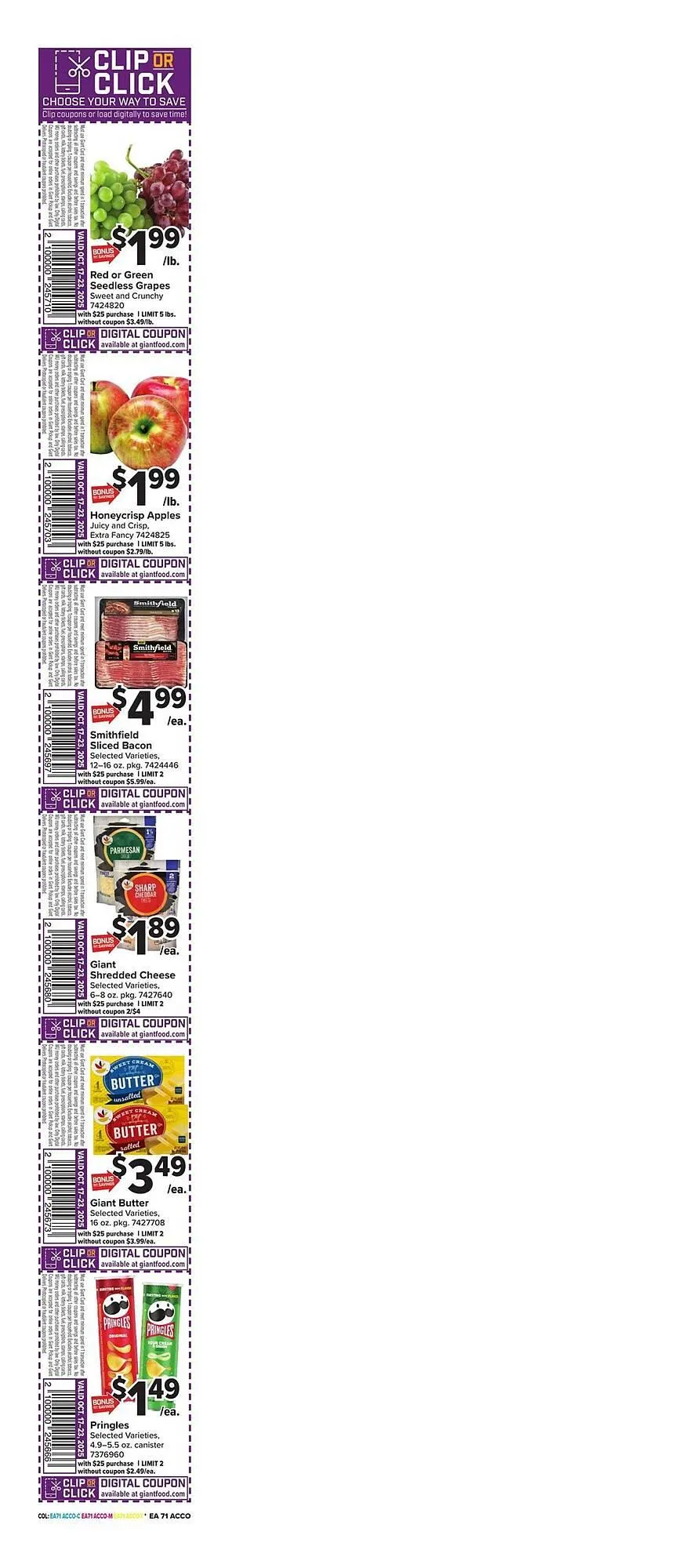 Weekly ad Giant Food weekly ad from October 17 to October 23 2025 - Page 2