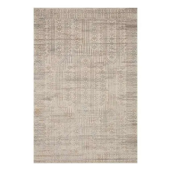 (B766) Carolina Taupe Area Rug, 8x10