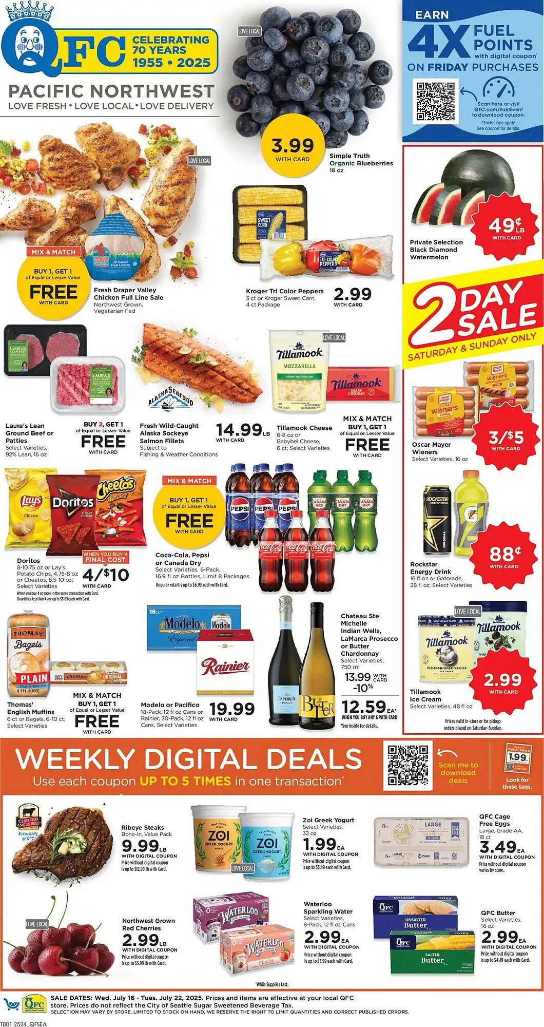Weekly ad QFC Weekly Ad from July 16 to July 22 2025 - Page 1